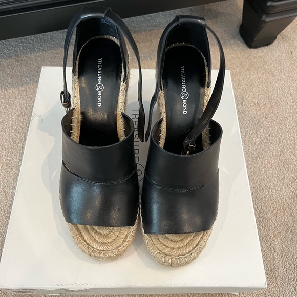 Treasure & Bond Sannibel Lea Wedge Size 8.5 - Picture 8 of 9